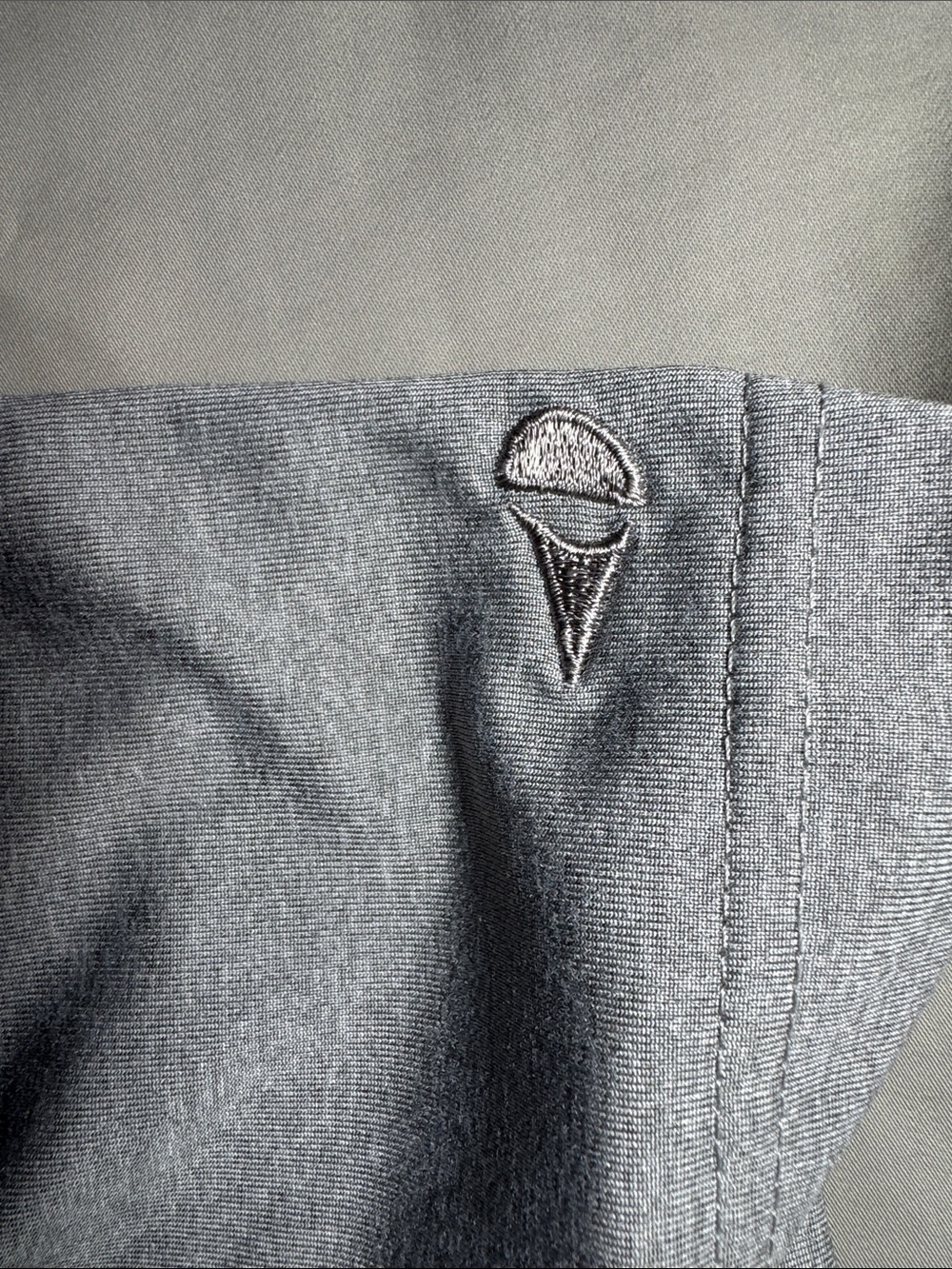 Grand Slam Gray and Black Athletic Polo - Picture 3 of 3